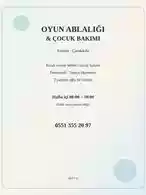 Esenler’de Bebek / Çocuk Oyun Ablalığı ve Bakım