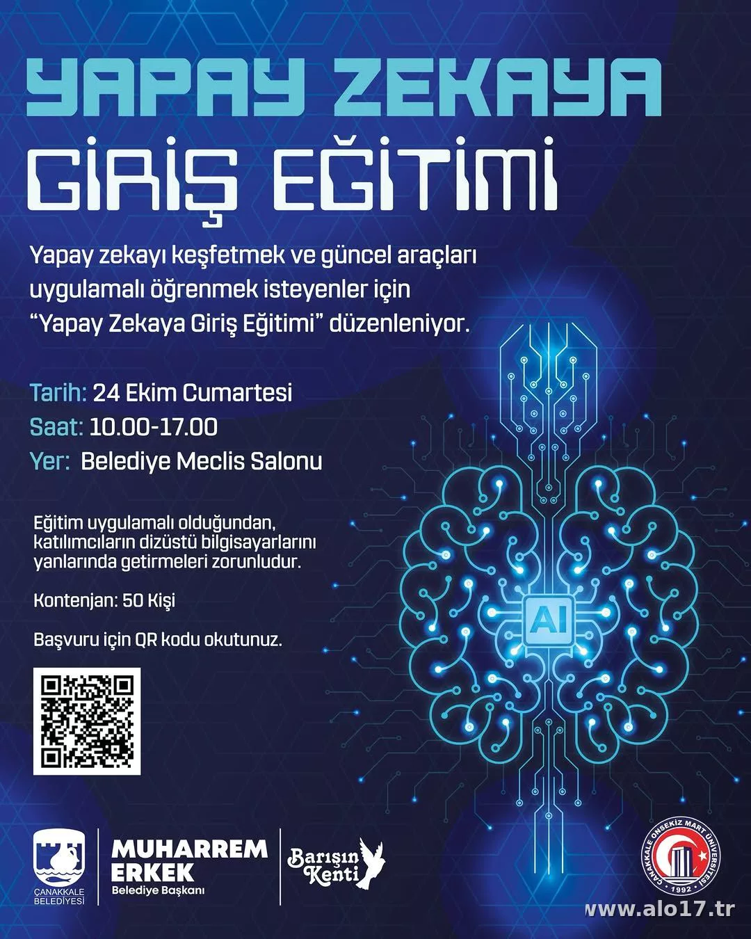 Yapay zekâ dünyasını keşfetmek, güncel yapay zekâ araçlarını tanımak ve bu araçları uygulamalı ol…