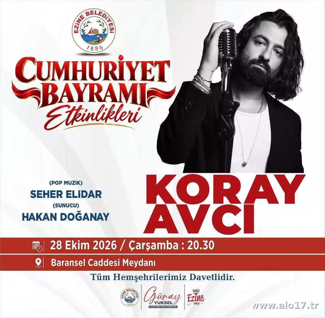 🇹🇷EZİNE, CUMHURİYET COŞKUSUNA HAZIR MISIN? ❤️🤍