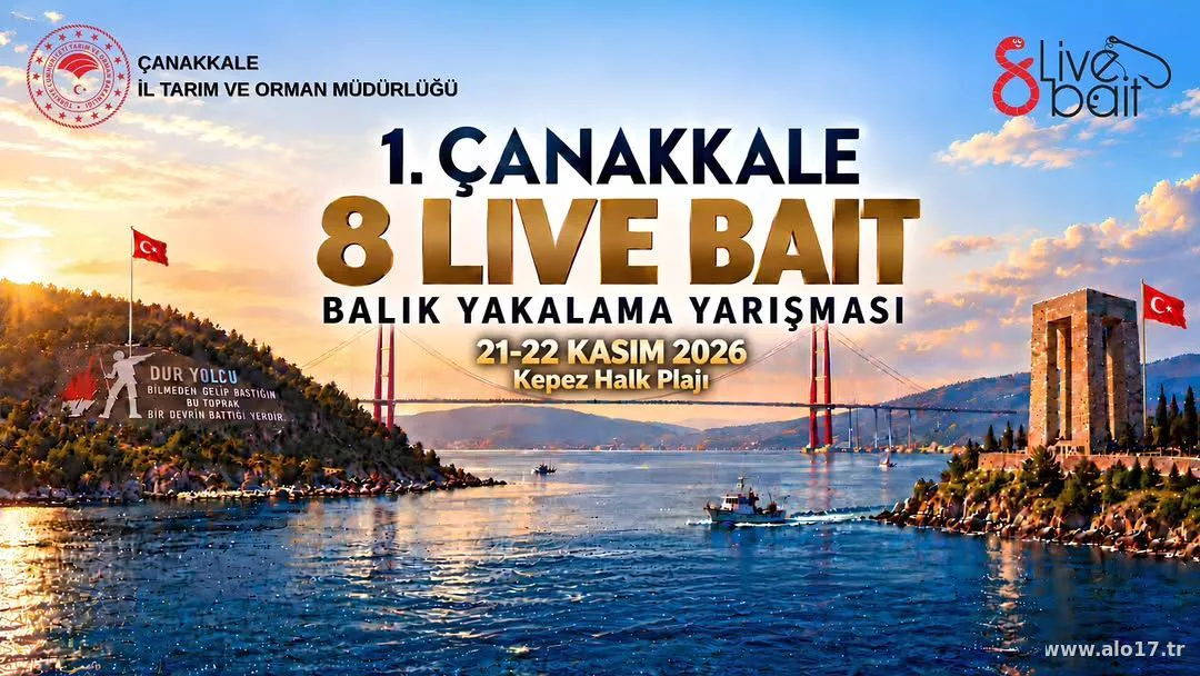 1. ÇANAKKALE 8 LIVE BAIT BALIK YAKALAMA YARIŞMASI