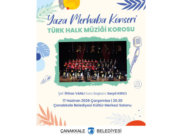 ÇANAKKALE BELEDİYESİ TÜRK HALK MÜZİĞİ KOROSU