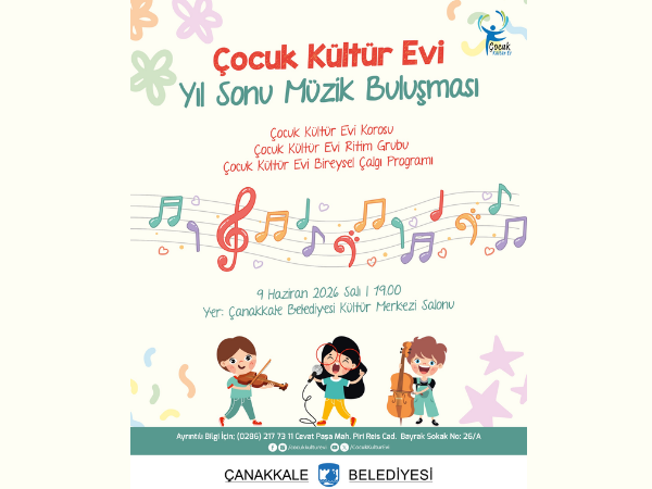 ÇOCUK KÜLTÜR EVİ YILSONU MÜZİK BULUŞMASI